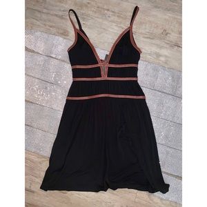 BCBGMAXAZRIA Black Midi Dress